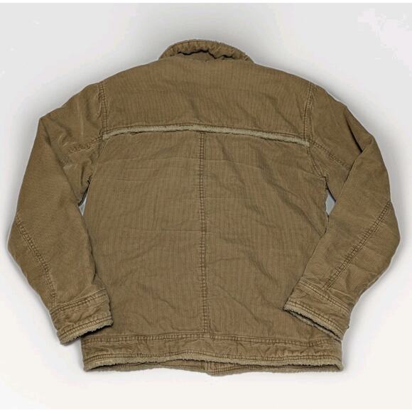 VTG Aeropostale Jacket Mens S Sherpa Lined Corduroy Western Grunge Y2K Rancher - Picture 2 of 7